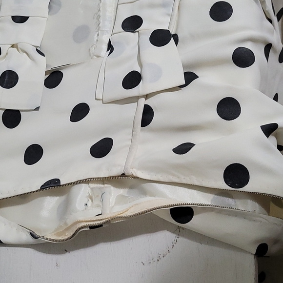 Vintage Pinup Style Polka Dot A-Line Dress 8 - Picture 6 of 7